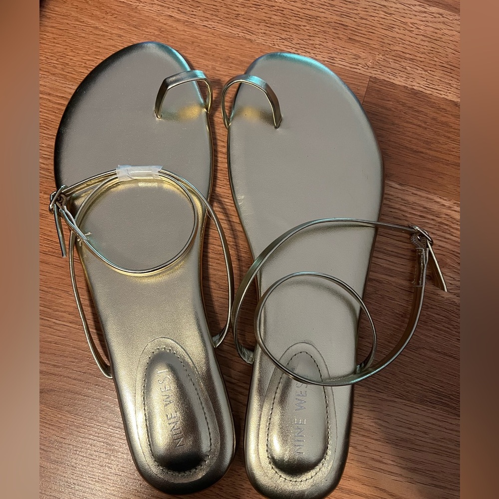 Nine West Women’s Gold Sandals